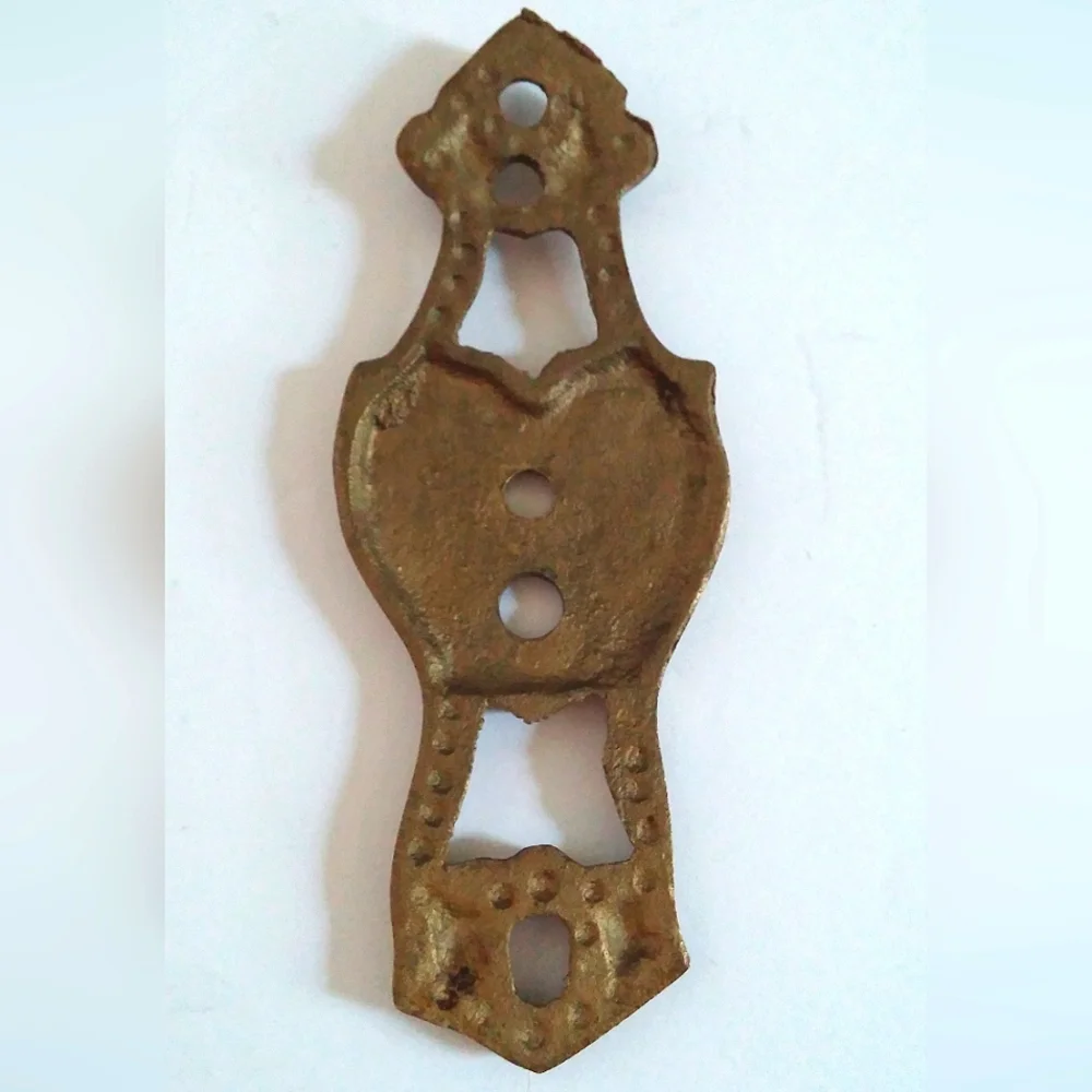 Vintage Home Decor Elegant Gold Tone Wall Accent, Found Object For Upcycle